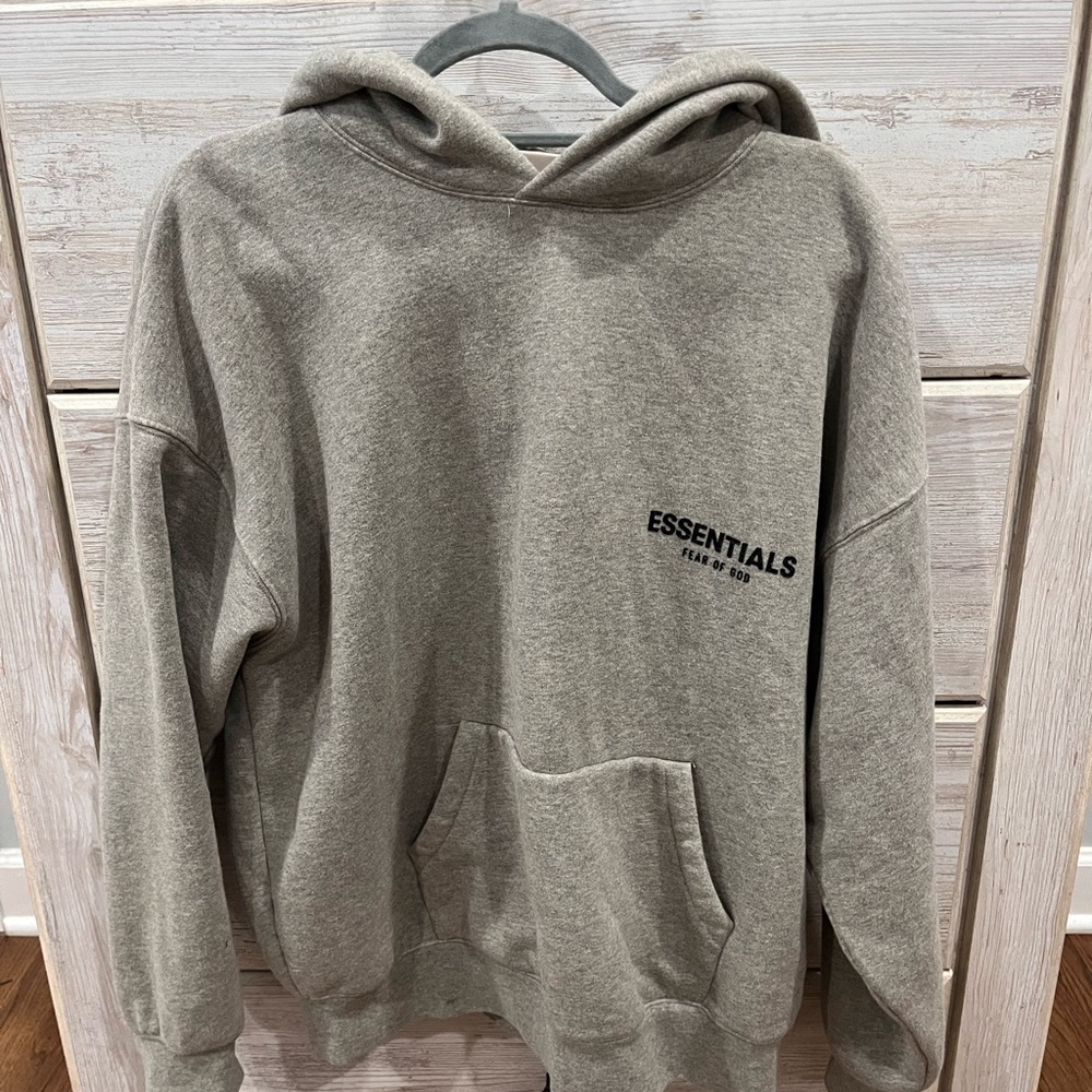 Grey Essentials Hoodie